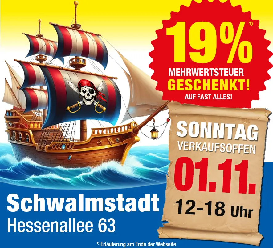 19% Mehrwertsteuer geschenkt!*